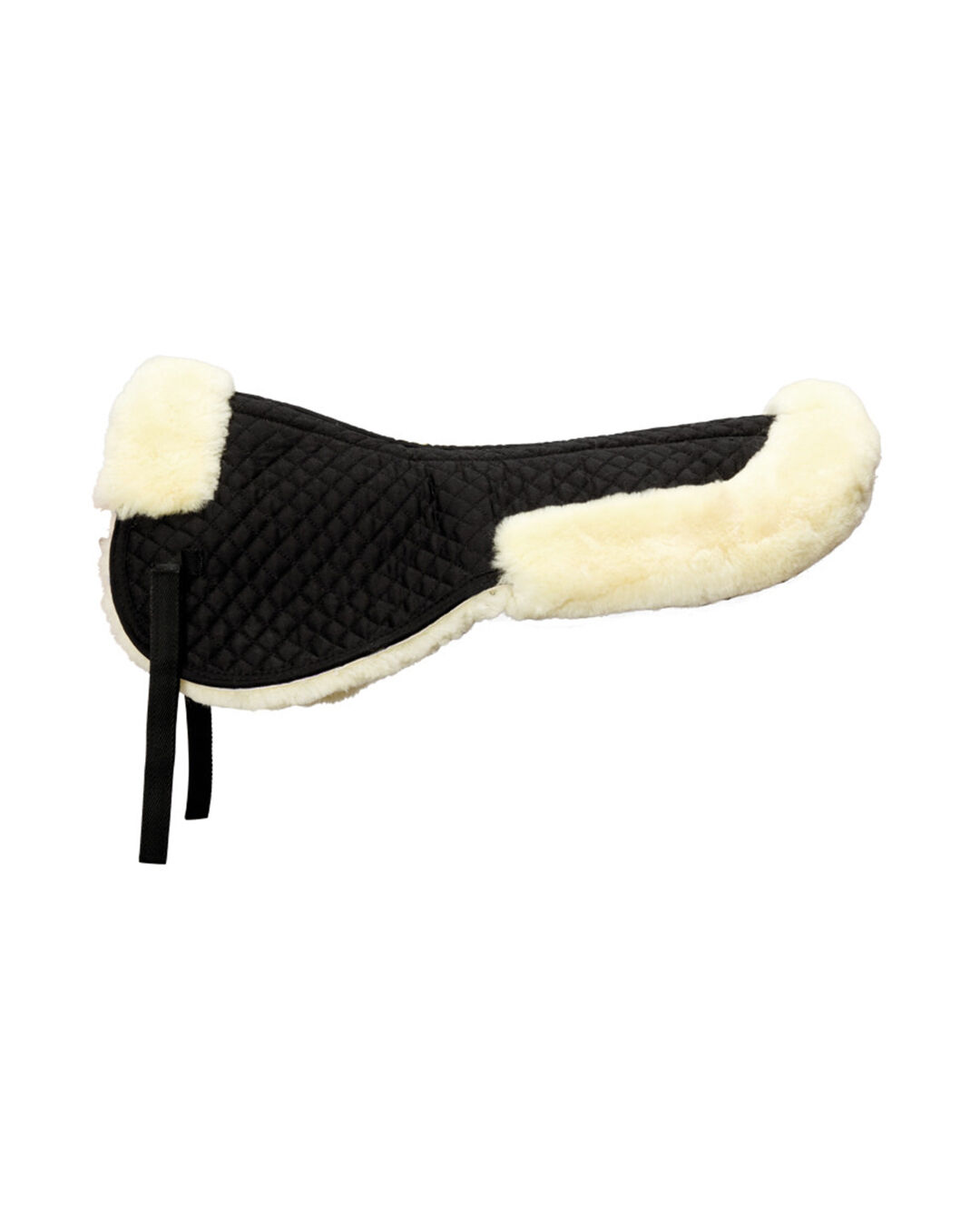 Sattelunterlage COMFORT - Anatomisches Sattelpad Mit Kunstfell Für Pferd