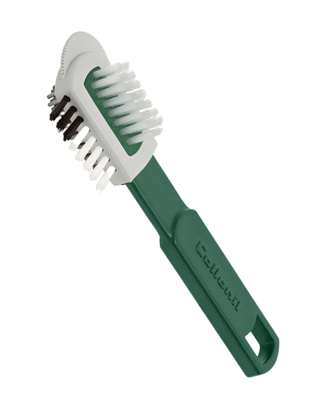 Rauleder-Bürste Combi Perlon