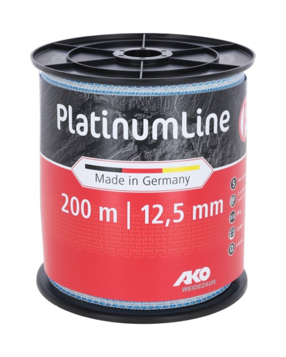 Weidezaunband PlatinumLine 200 m Standard 12,5 mm