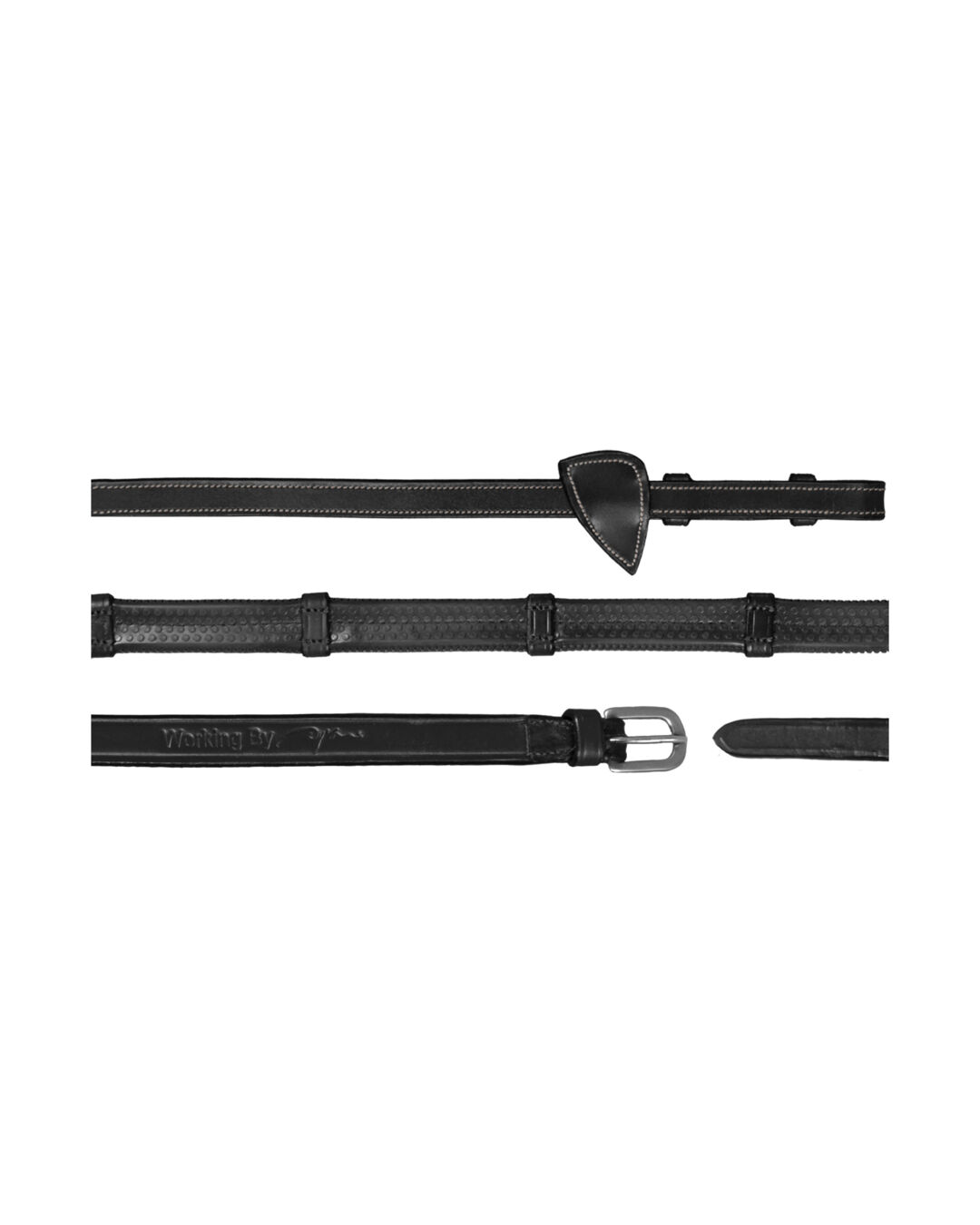 Gummizügel mit Lederstegen Gummizügel mit Lederstegen