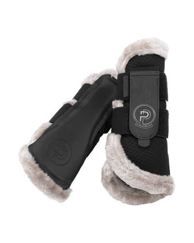 Gamaschen Mesh Faux Fur Platinum