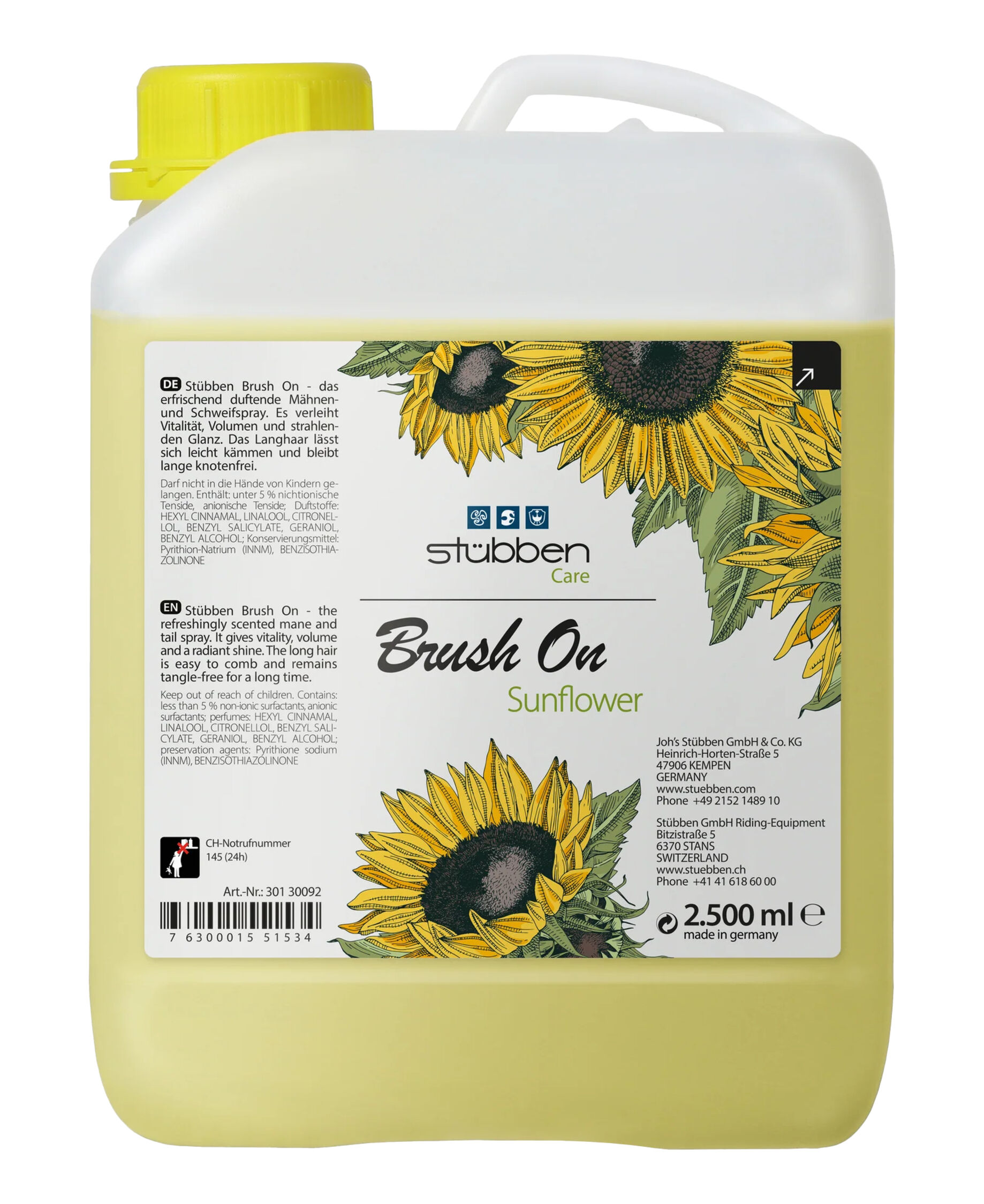 Mähnen- und Schweifspray Care Brush on Sunflower