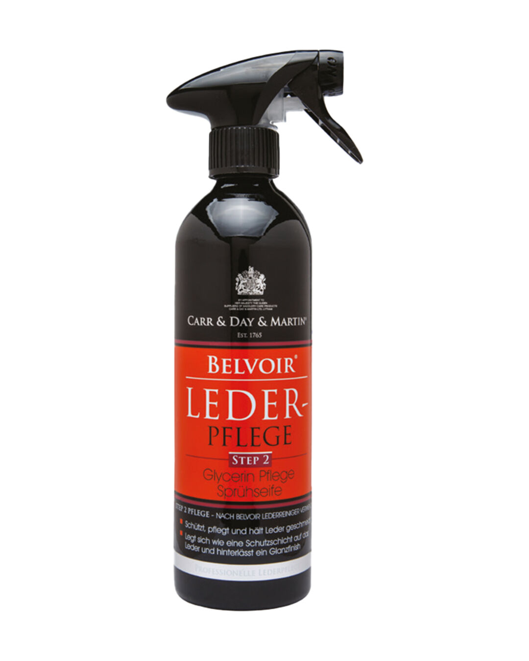 Lederpflegespray Belvoir Step 2