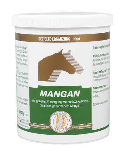 Ergänzungsfutter Mangan Pellets