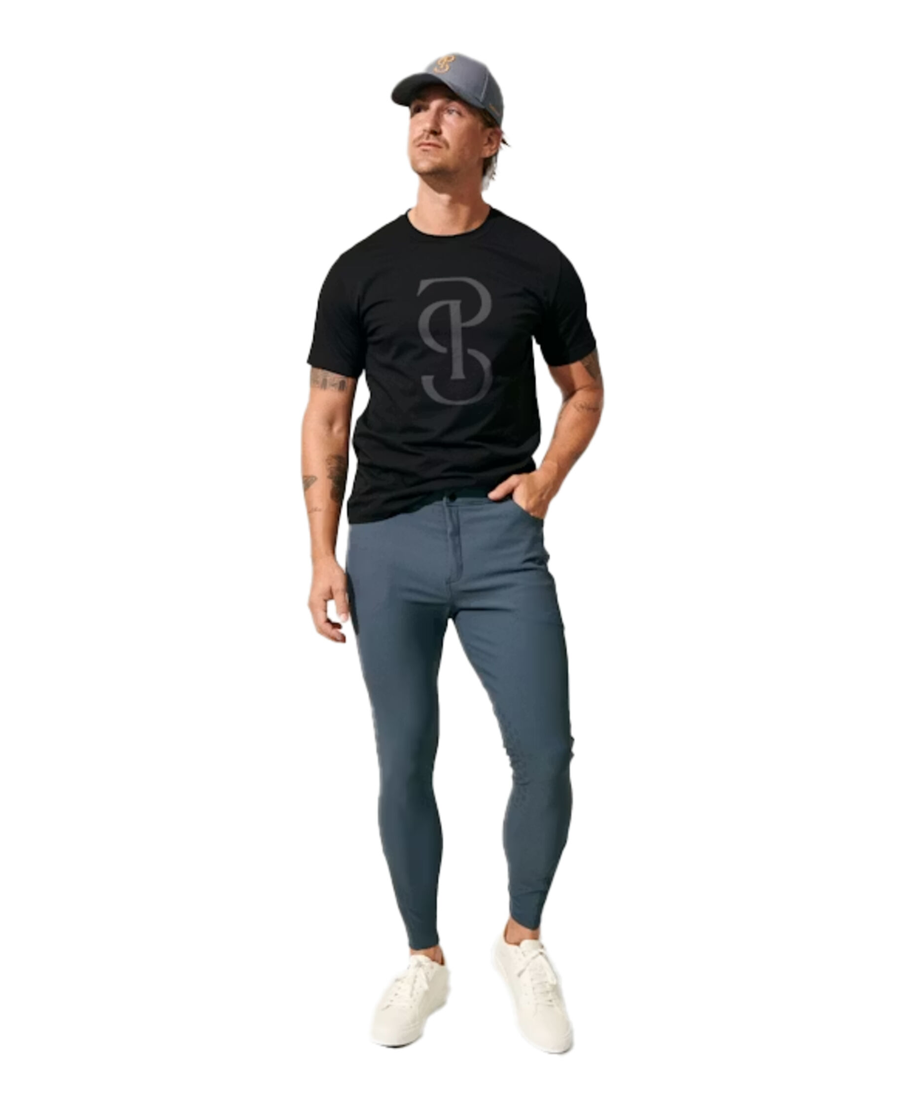 Reithose Capis Kniebesatz