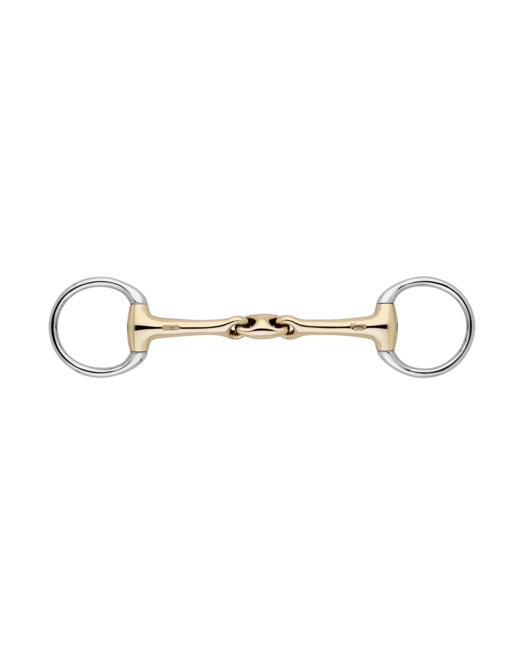 Olivenkopf-Unterlegtrense KK Ultra 14 mm doppelt gebrochen