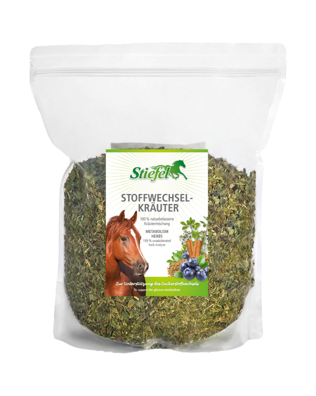 Stiefel Metabolism Herbs Mix Di Erbe 1 Kg – 100% Cotone Naturale, Con Cromo Per Il Metabolismo Degli Zuccheri