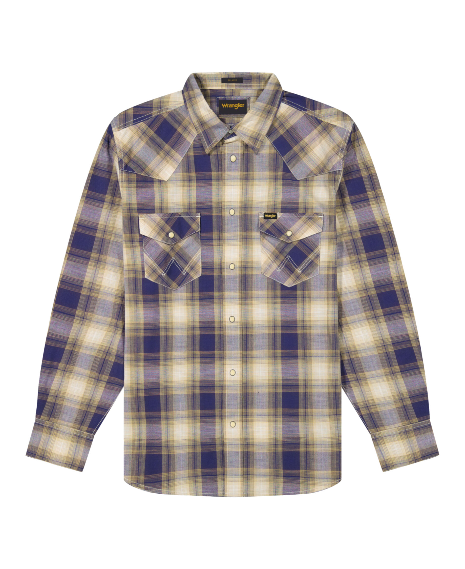 Langarmhemd Western Indigo