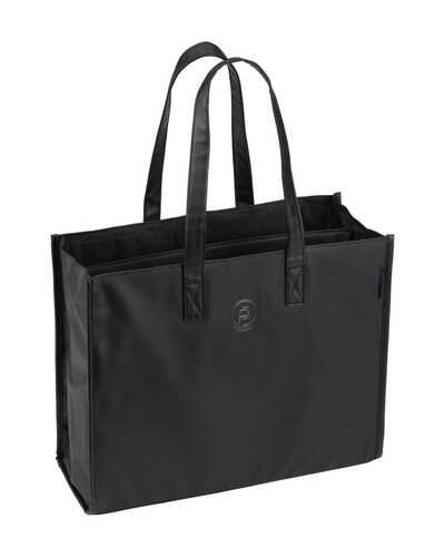 Tasche Faux Leather Shopper Platinum
