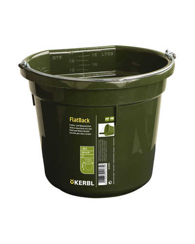 Futter- und Wassereimer FlatBac