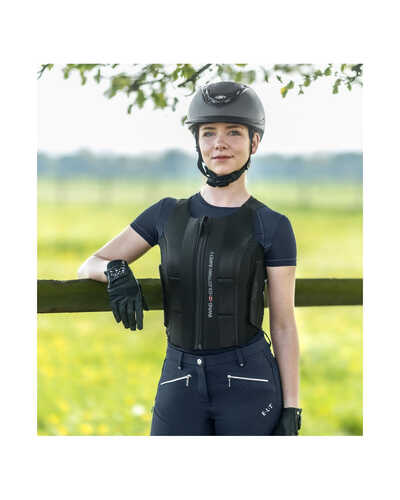 Kinder Rückenprotektor Sicherheitsweste Reiten Airbag Test Kinder