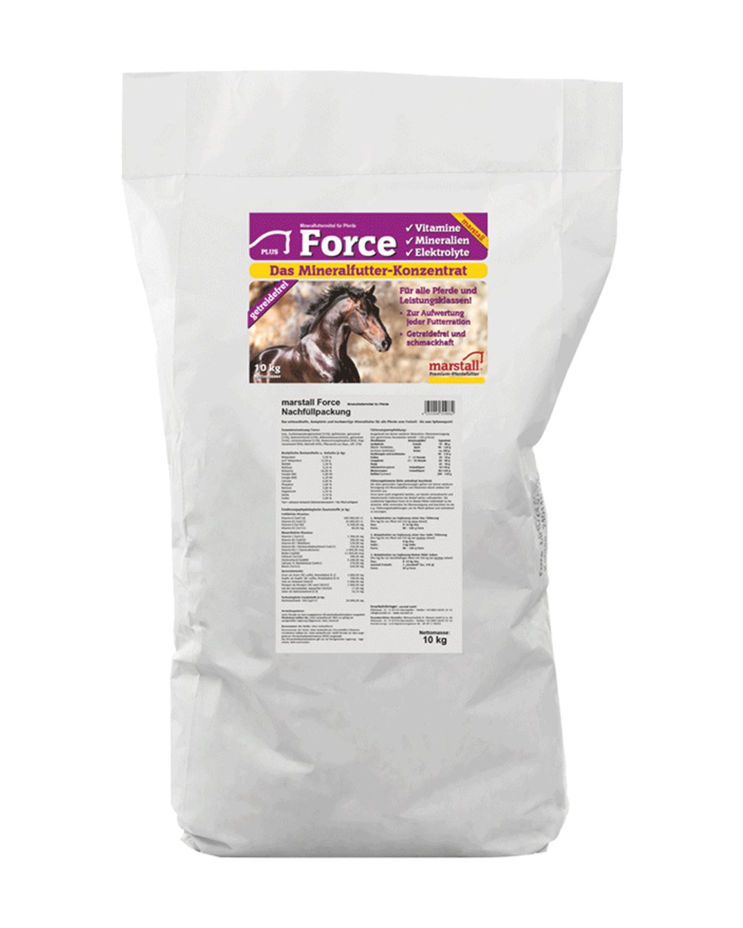 Mineralfutter Force Nachfüllpack 10KG Packung