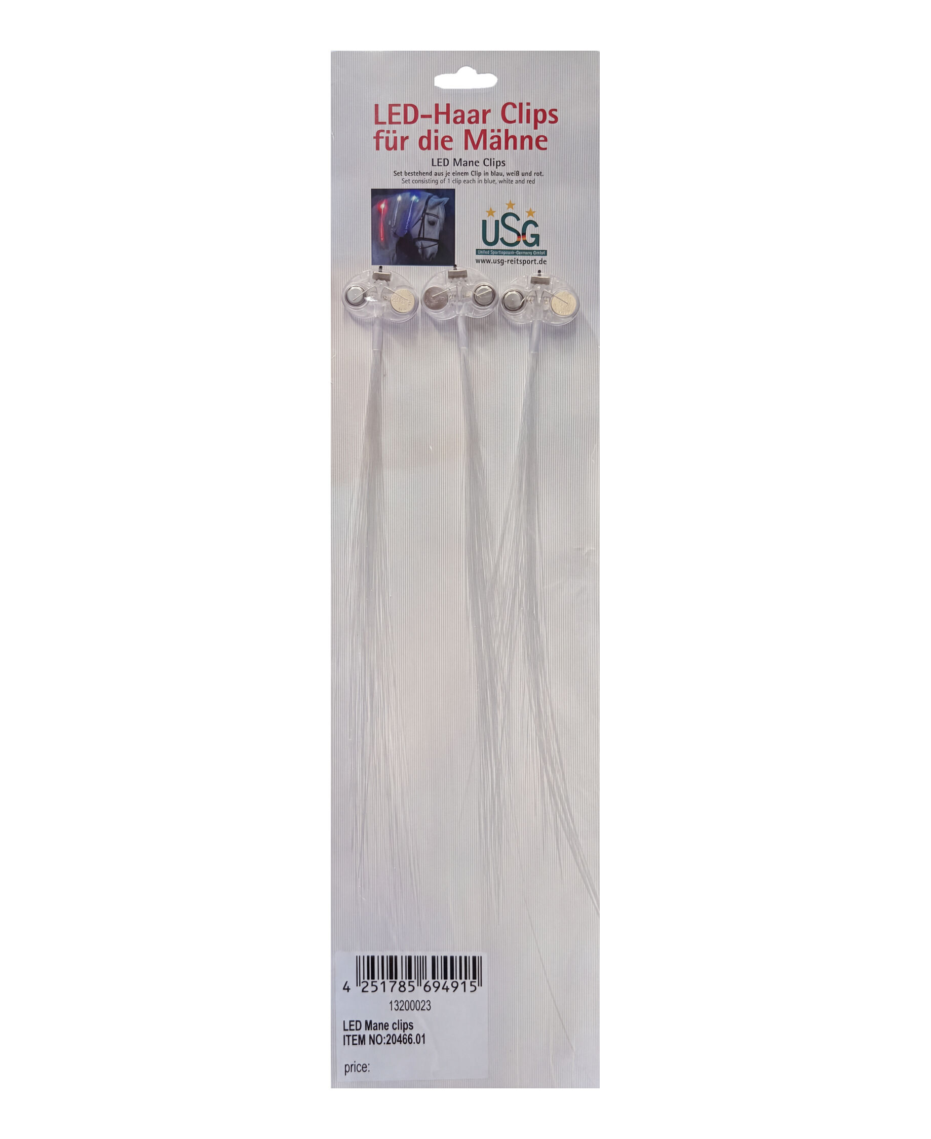 Mähnen-Clips LED 3er Set