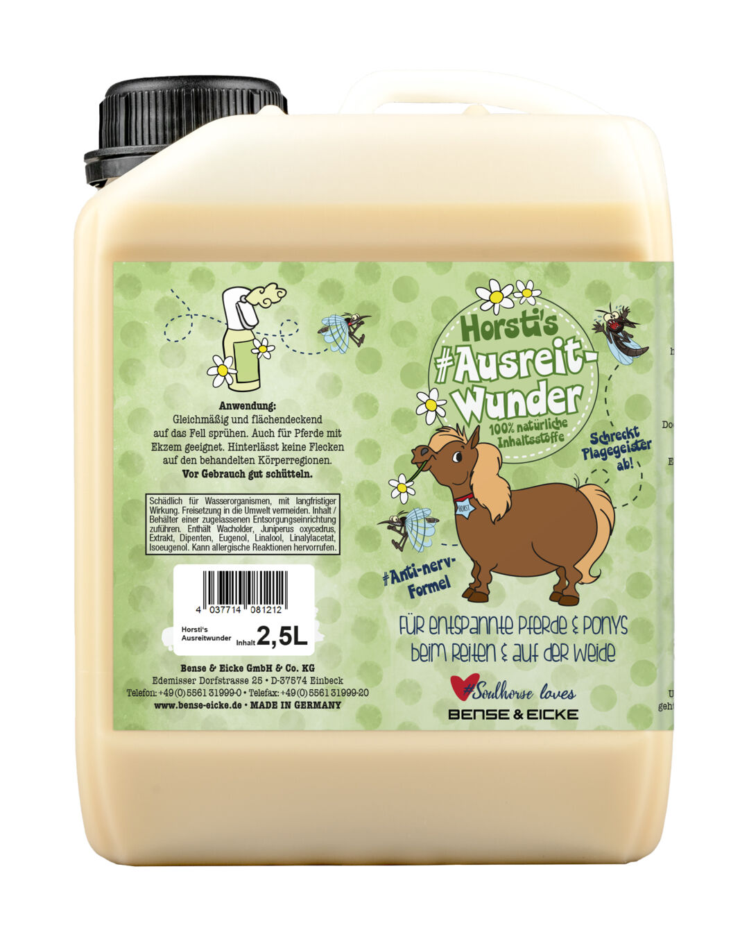 Insektenspray Horsti's #Ausreitwunder 2,5 l