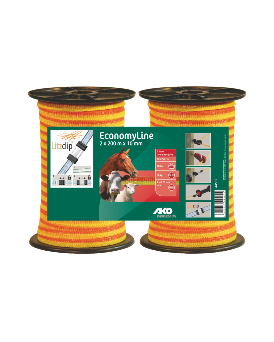 Weidezaun Breitband EconomyLine 2x200m