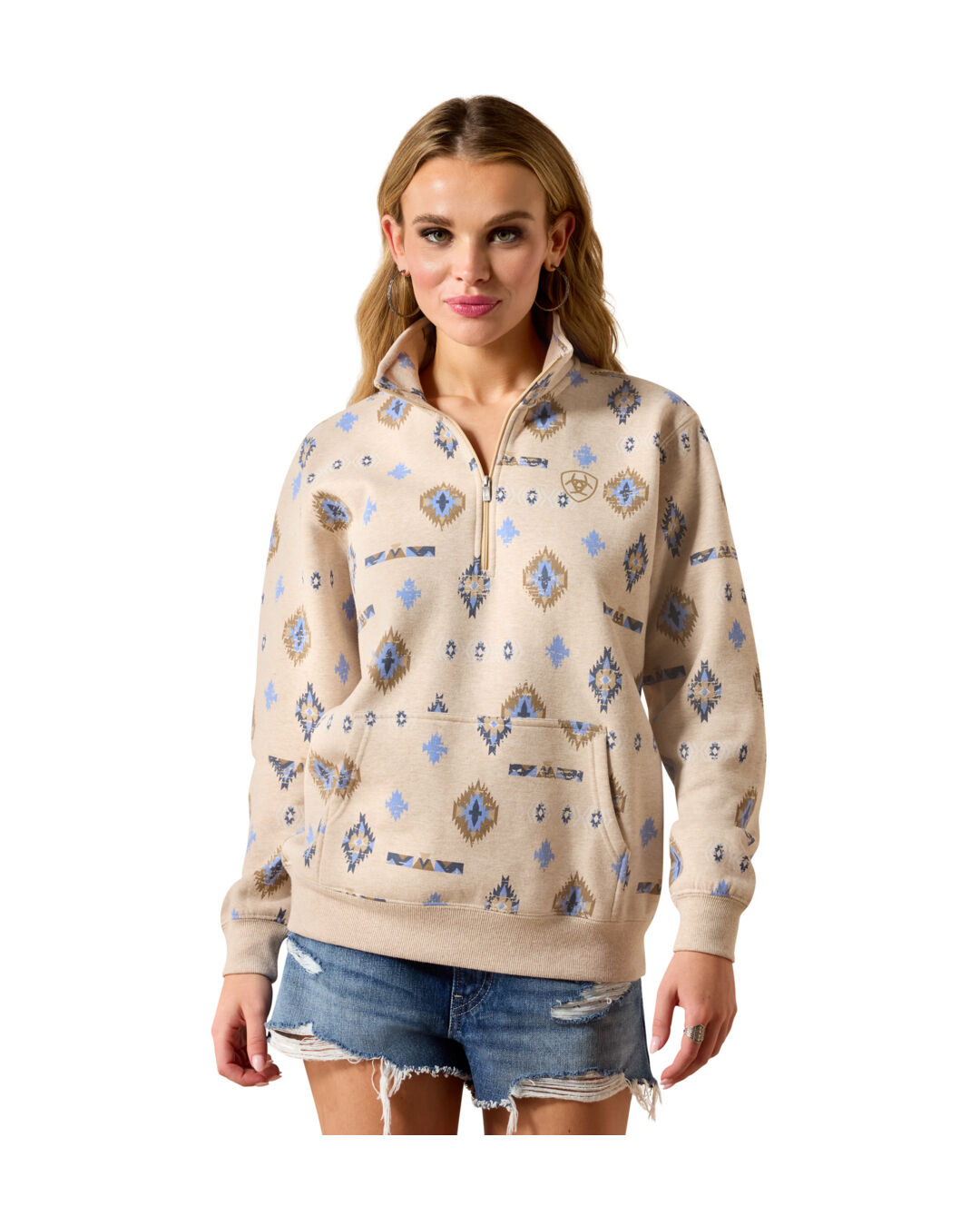 Sweatshirt Sapphire 1/2 Zip