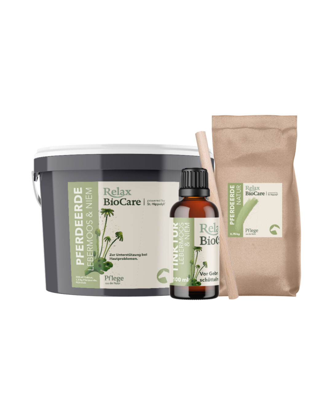 Pferdeerde-Set Lebermoos & Niem