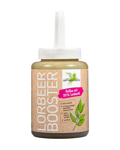 Lorbeer Booster Huföl Pinselflasche