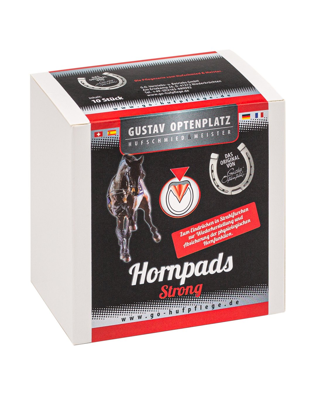 Hufpflege Hornpads Strong 10er Set