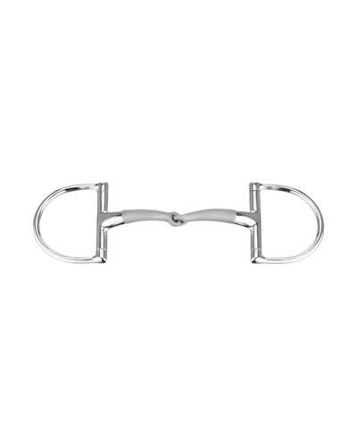 D-Ring Gebiss Satinox 14 mm einfach gebrochen