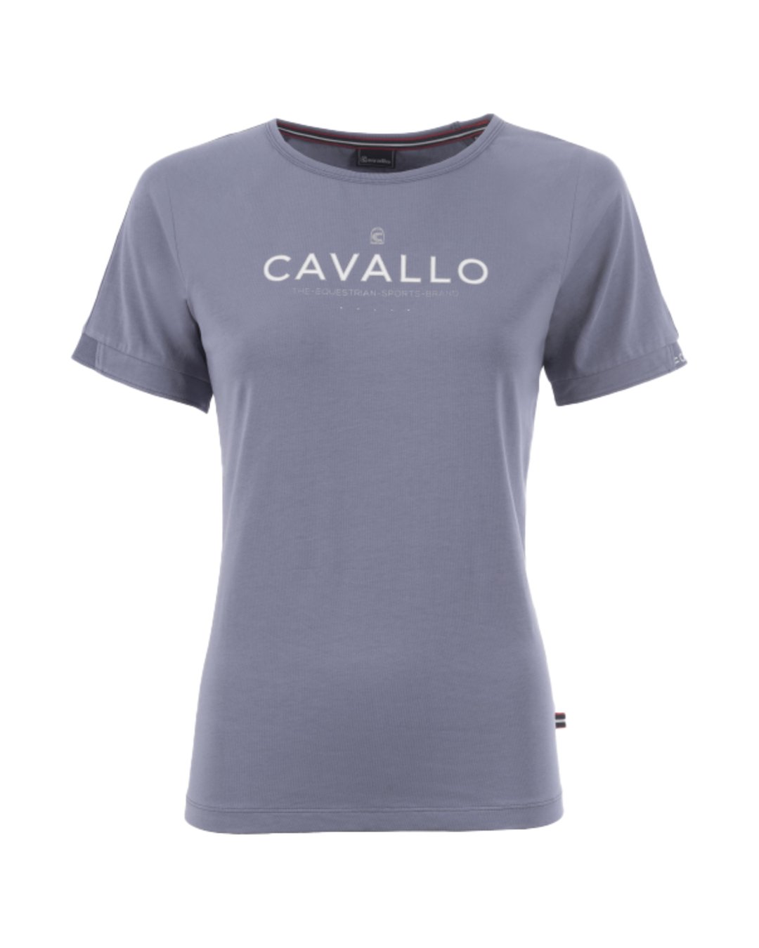 T-Shirt CavalCotton R-Neck 40 Blue Shadow