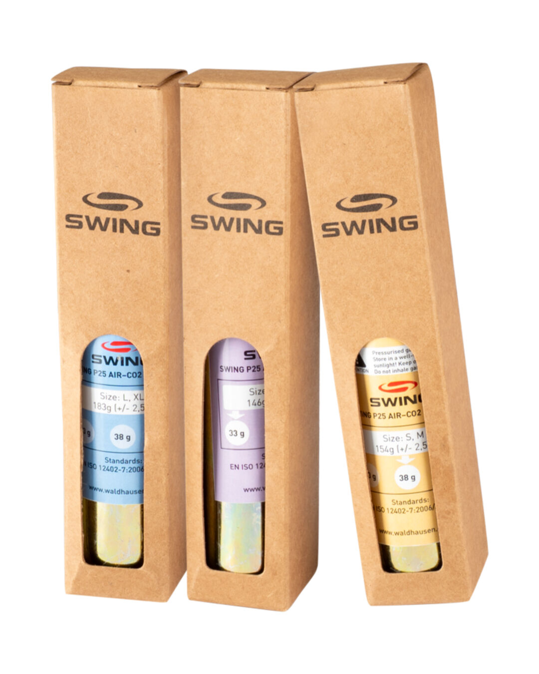 Ersatzkartusche CO2 für SWING Airbag-Weste P25 AIR Ersatzkartusche CO2 für SWING Airbag-Weste P25 AIR