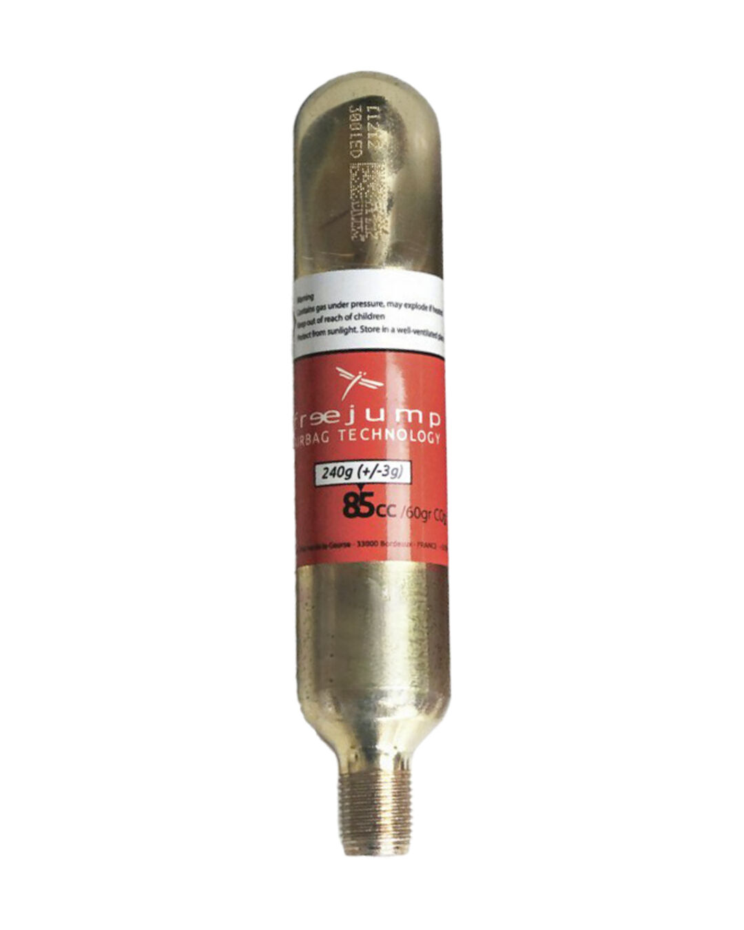CO2 Kartusche für Airbagwesten Air2 & Airsafe by Freejump CO2 Kartusche für Airbagwesten Air2 & Airsafe by Freejump