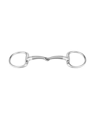 Olivenkopfgebiss Satinox 14 mm einfach gebrochen