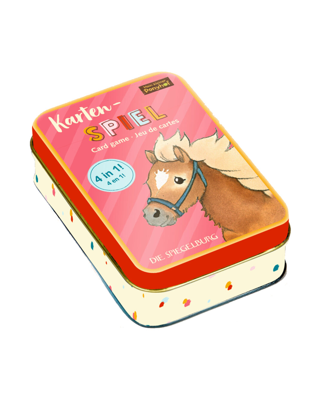 Kartenspiel 4 in 1 Ponyhof