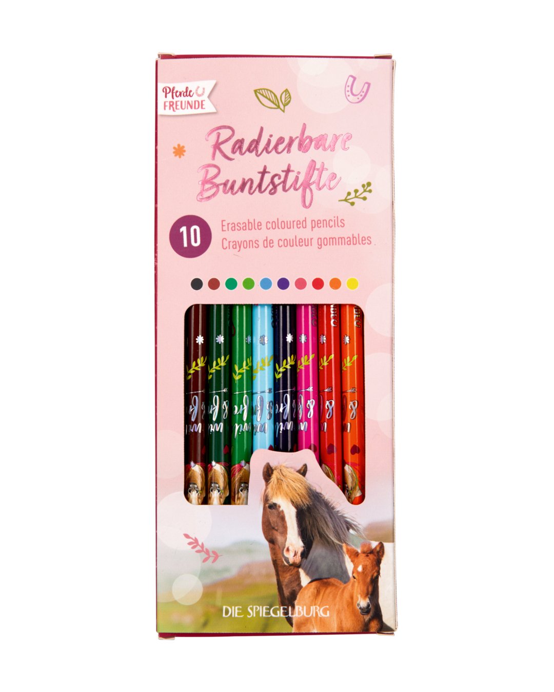 Radierbare Buntstifte - Pferdefreunde Standard Bunt