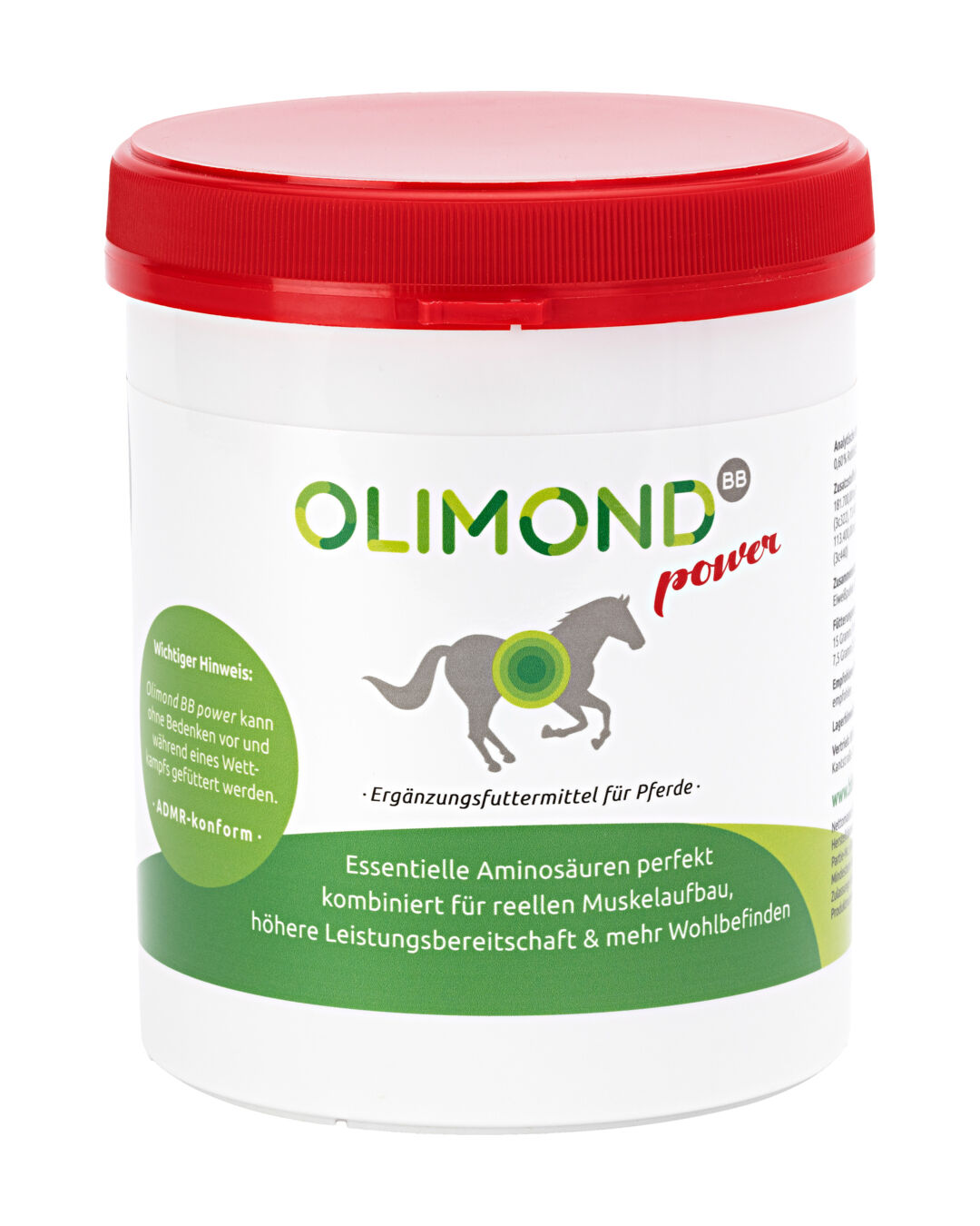 Ergänzungsfutter Spezialhefe Olimond BB Power Ergänzungsfutter Spezialhefe Olimond BB Power