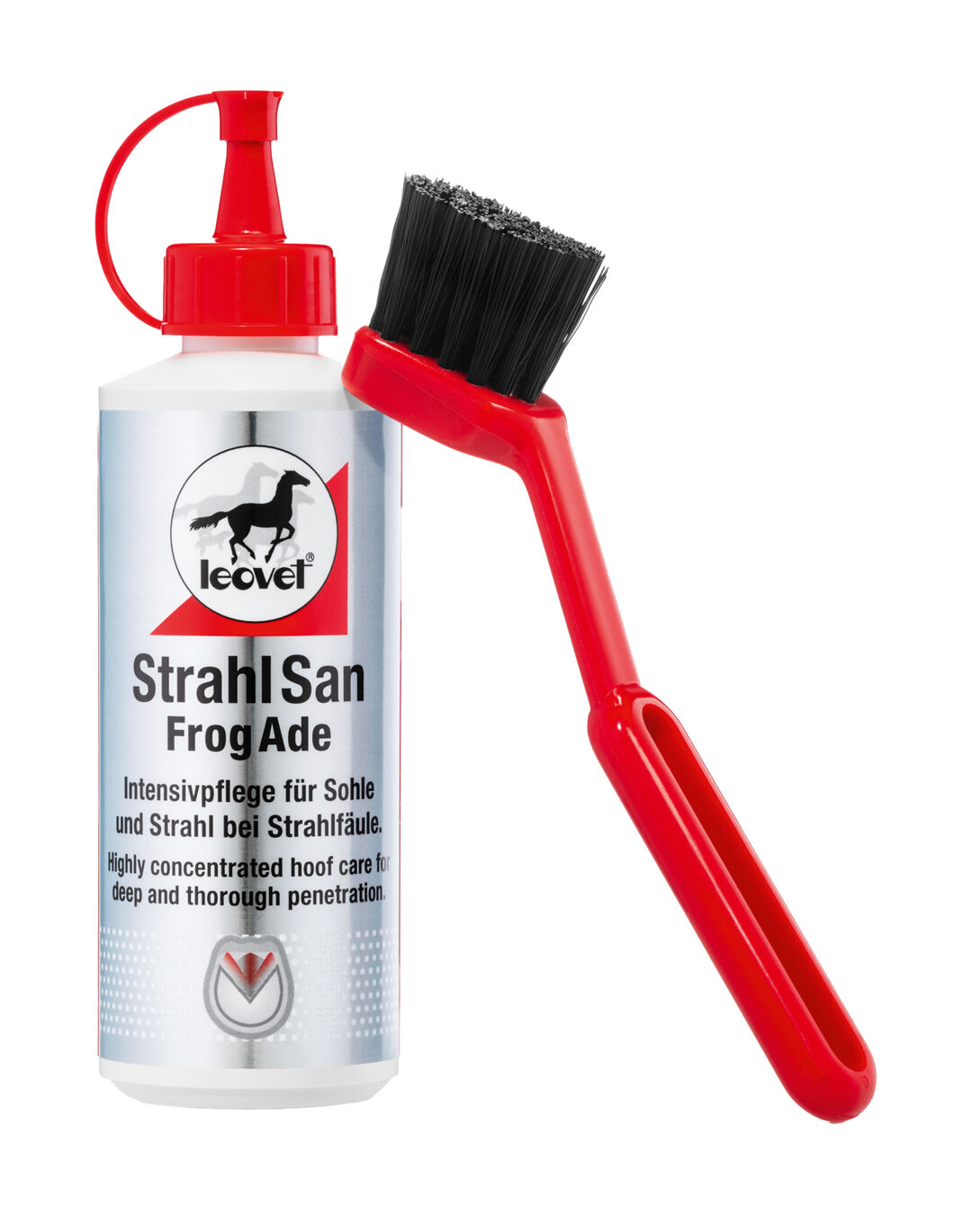 Hufpflege-Lotion StrahlSan mit Pinsel