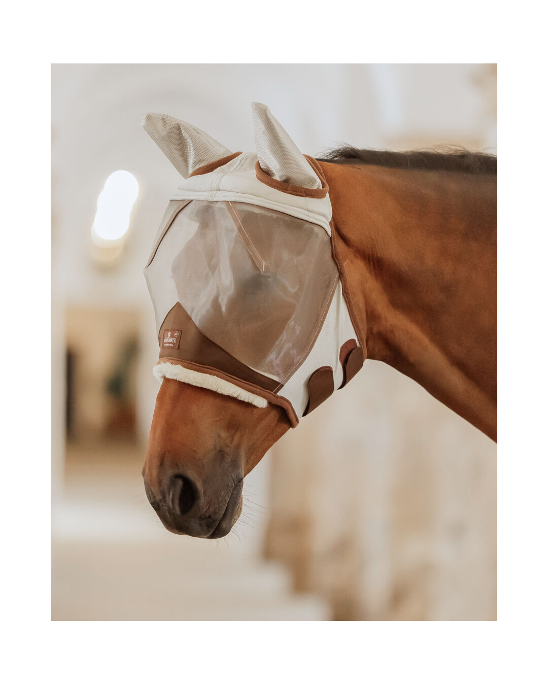 Fliegenmaske Skin Friendly mit Ohren 