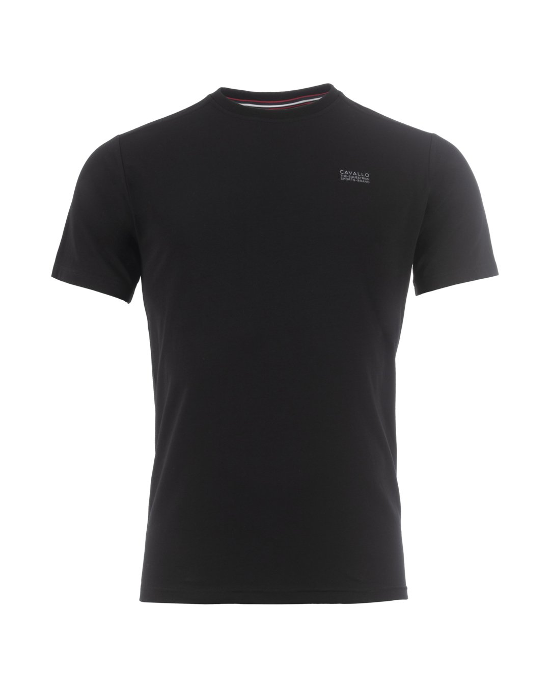 T-Shirt CavalCotton R-Neck Schwarz 42