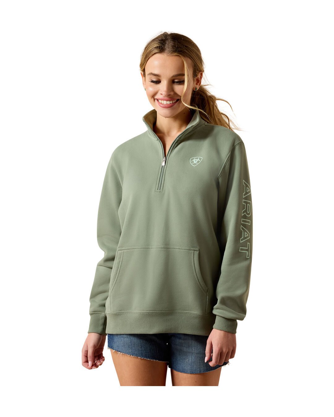 Sweatshirt Logo 1/2 Zip