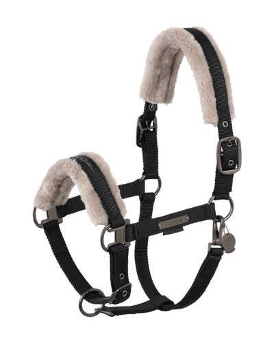 Halfter Double Pin Faux Fur Platinum