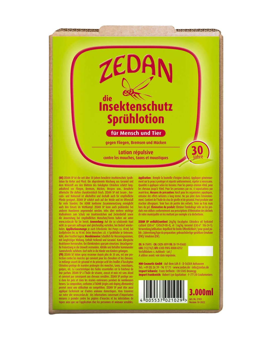 Insektenschutz-Lotion Kanister 3 l Insektenschutz-Lotion Kanister 3 l