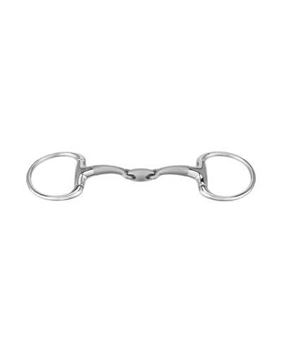 Olivenkopfgebiss Satinox 14 mm doppelt gebrochen
