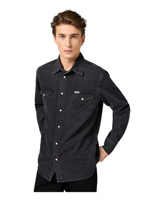 Jeanshemd Western Mid Light Wash