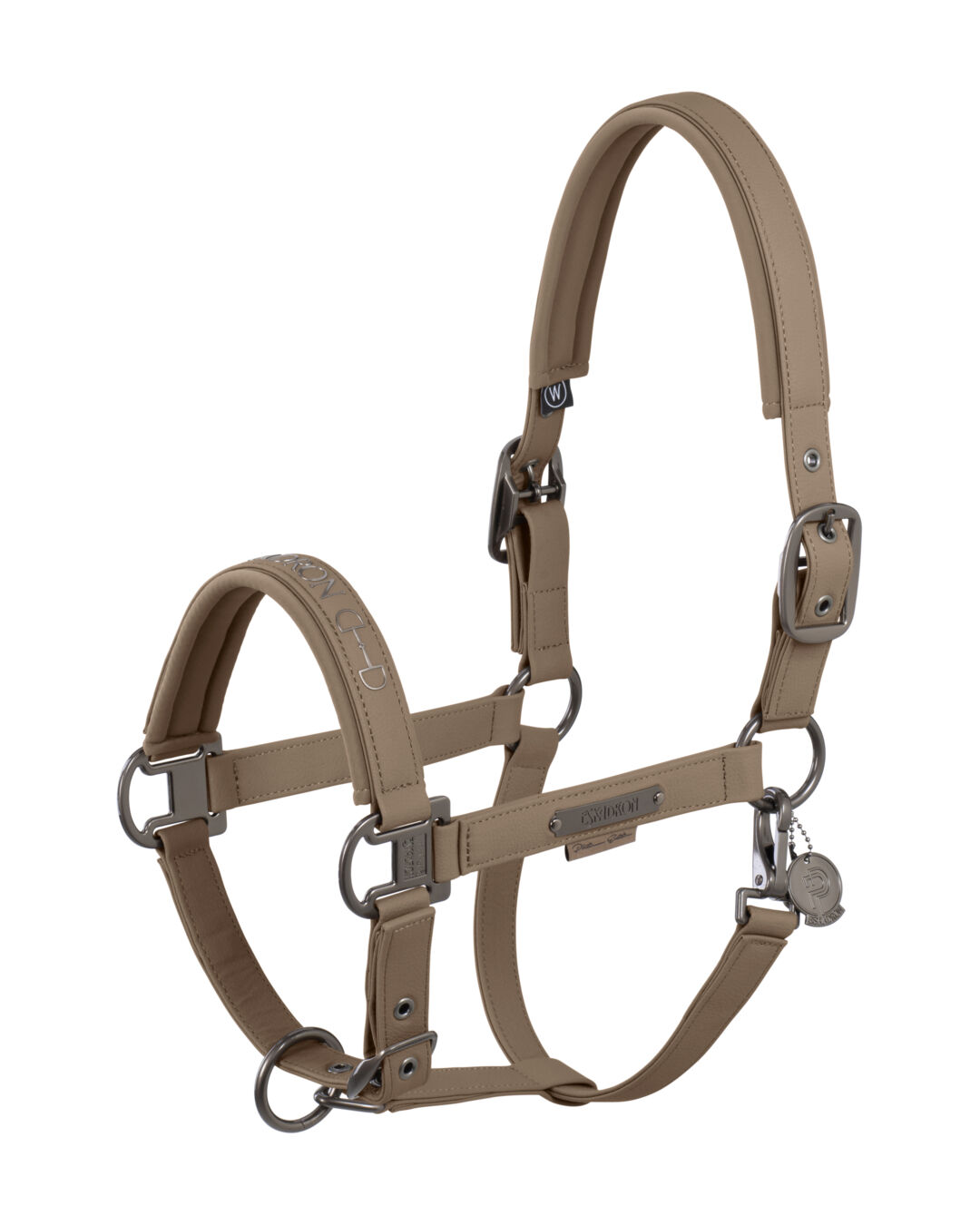 Halfter Faux Leather Double Pin Platinum