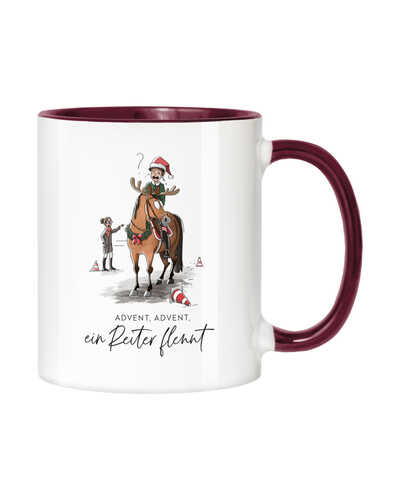 Keramiktasse Advent