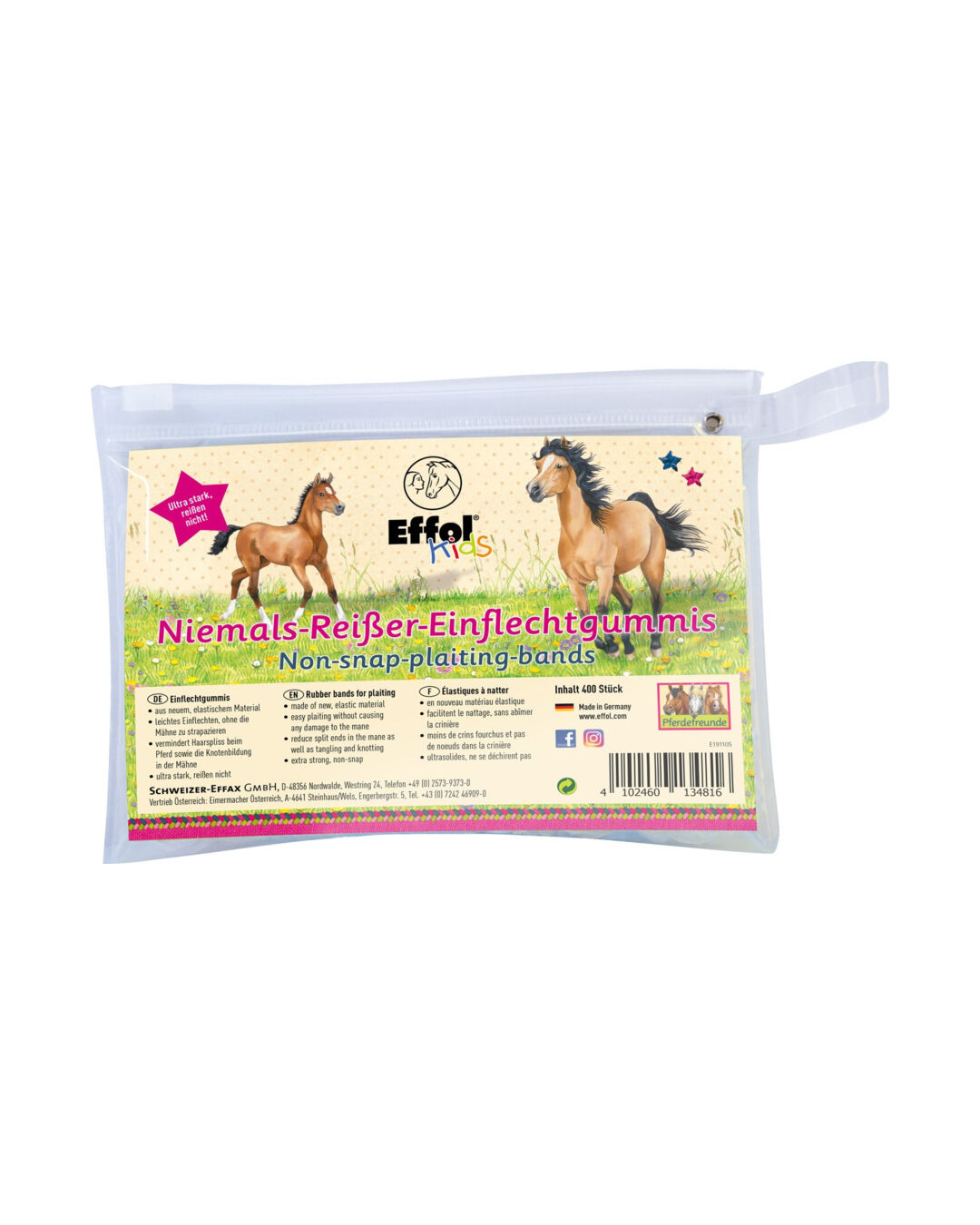 Mähnengummis Niemals-Reißer 400 Stück