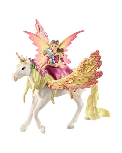 Spielset Feya mit Pegasus-Einhorn