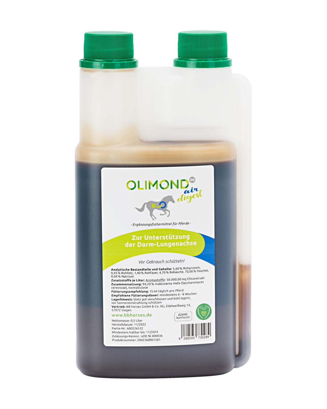 Ergänzungsfutter Flüssighefe Olimond BB Airdigest Ergänzungsfutter Flüssighefe Olimond BB Airdigest