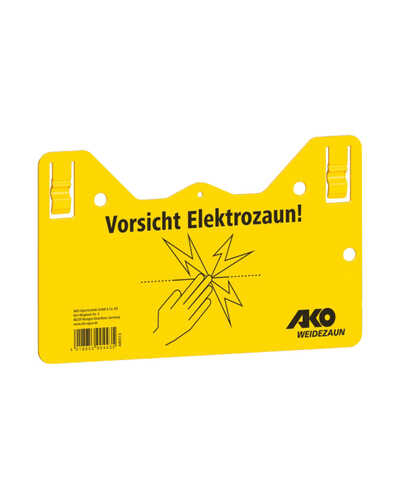 Warnschild Elektrozaun 25x15 cm