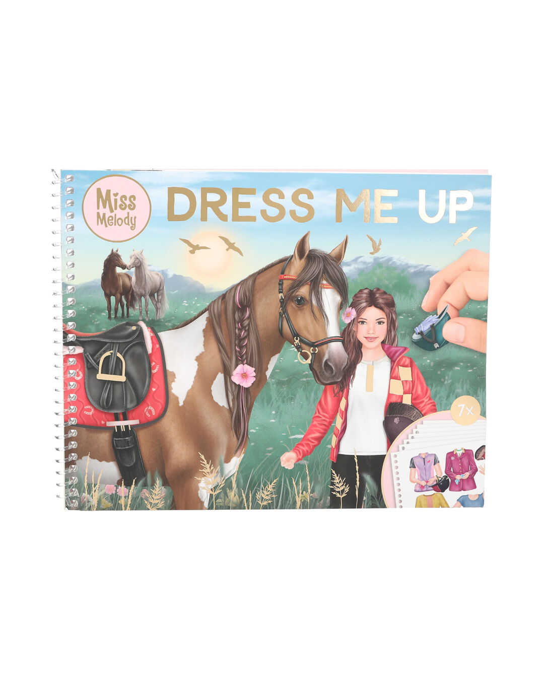 Malbuch Dress Me Up