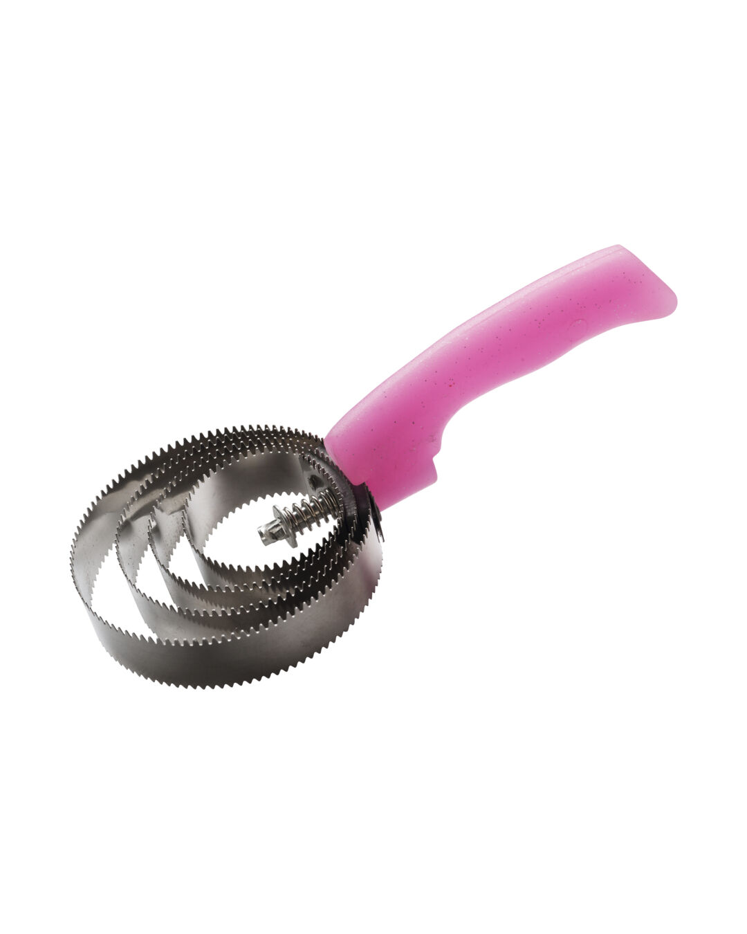 Metallstriegel mit Leucht-Pail