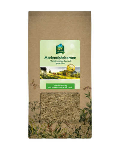 Mariendistelsamen gemahlen