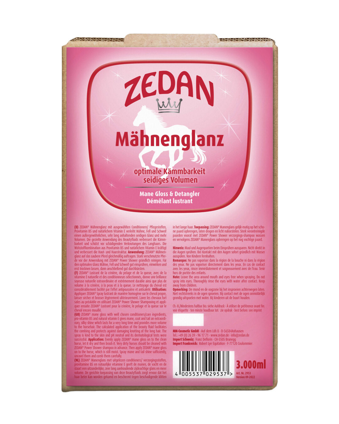 Mähnenspray Bag-in-Box