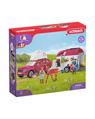 Spielset Abenteuer mit Auto und Pferdeanhänger